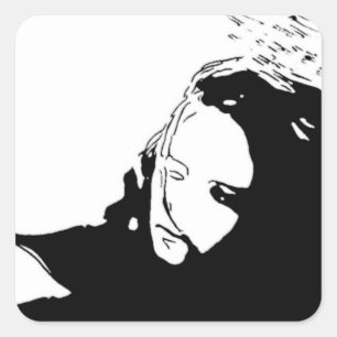 Pegatina Cuadrada Esposa de Lot