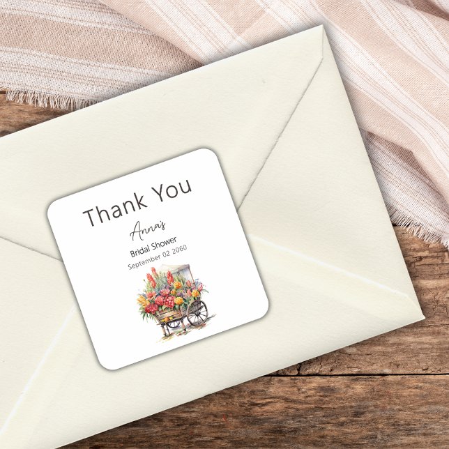 Pegatina Cuadrada Está recién salida del mercado, ducha de novias gr (Subido por el creador)