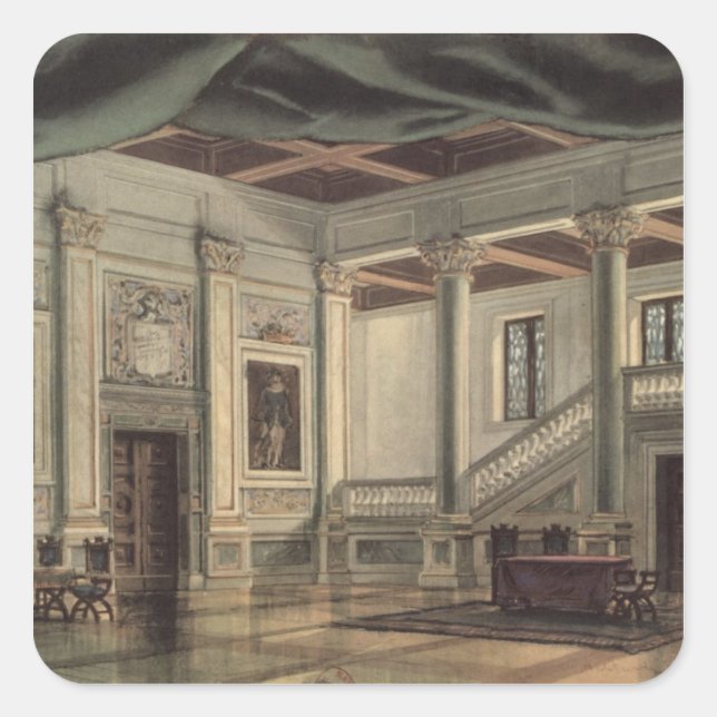 Pegatina Cuadrada Establecer el diseño para el Acta III (Anverso)