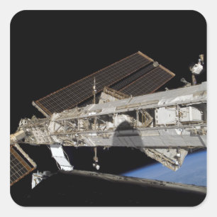 Pegatina Cuadrada Estación Espacial Internacional 23