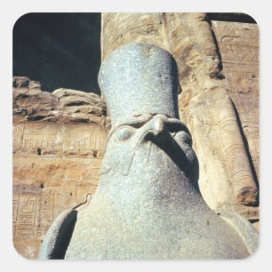 Pegatina Cuadrada Estatua de Horus