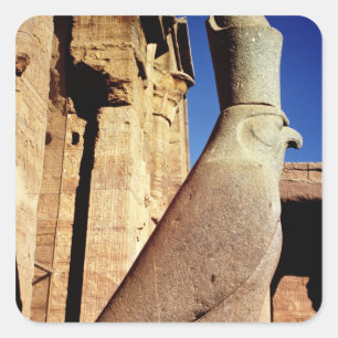 Pegatina Cuadrada Estatua de Horus