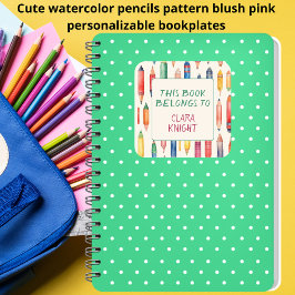 Pegatina Cuadrada Este libro pertenece a las placas de libros escola