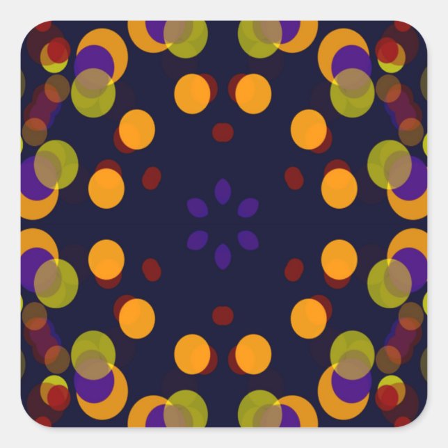 Pegatina Cuadrada Estelar 264 (Anverso)