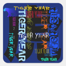 Estilo de graffiti Repeating Tiger Year 2022 SqS