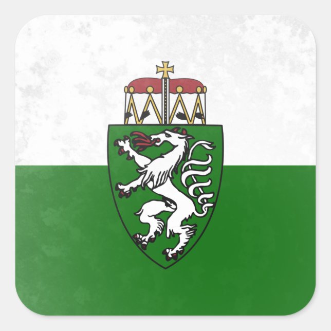 Pegatina Cuadrada Estiria (Anverso)