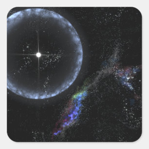 Pegatina Cuadrada Estrella de Neutron SGR 1806-20