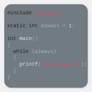 Pegatina Cuadrada estrelle mi unidad central
