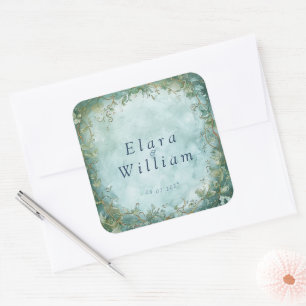 Pegatina Cuadrada Eternal Grace Elven Boda
