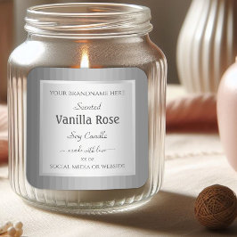 Pegatina Cuadrada Etiquetas de embalaje de productos de moda Colores