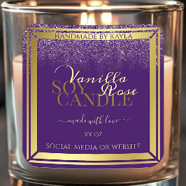 Pegatina Cuadrada Etiquetas de empaquetado de productos clásicas mor