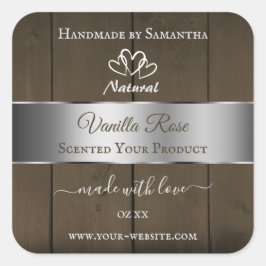 Pegatina Cuadrada Etiquetas de empaquetado de productos de grano de 