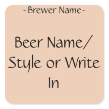 Etiquetas de frascos de cerveza de brea casera (cu