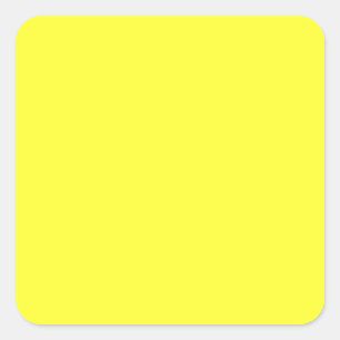 Pegatina Cuadrada Etiquetas de tocador amarillas /