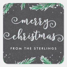 Etiquetas navideñas personalizadas | Purpurina Loo