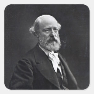 Pegatina Cuadrada Eugene Viollet-le-Duc