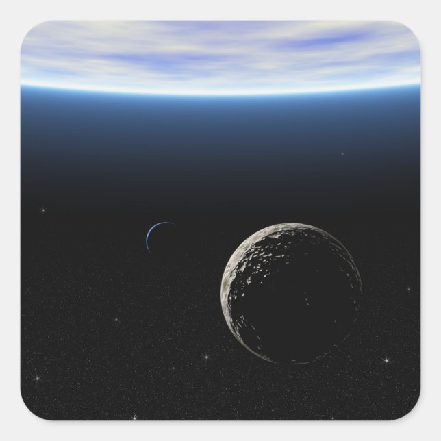 Pegatina Cuadrada Europa (Anverso)