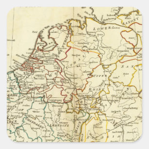 Pegatina Cuadrada Europa 10