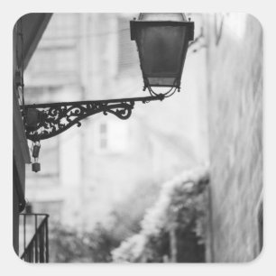 Pegatina Cuadrada Europa, España, Mallorca. Lámparas de la calle, 