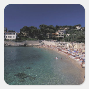Pegatina Cuadrada Europa, Francia, Provenza, Bocas del Ródano,