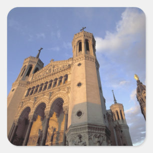 Pegatina Cuadrada Europa, Francia, Valle del Ródano, Vallee du Rhone