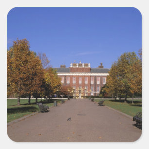 Pegatina Cuadrada Europa, Inglaterra, Londres. Palacio Kensington en