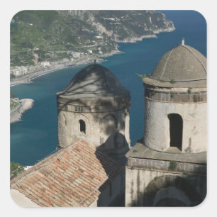 Pegatina Cuadrada Europa, Italia, Campania, (Costa de Amalfi), 3