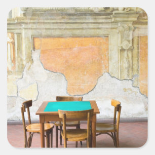 Pegatina Cuadrada Europa, Italia, Campania (Península de Sorrento)