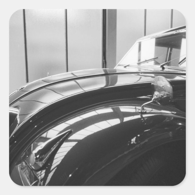 Pegatina Cuadrada Europa, Suiza, Lucerna. Tatra checa 1938 (Anverso)