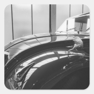 Pegatina Cuadrada Europa, Suiza, Lucerna. Tatra checa 1938