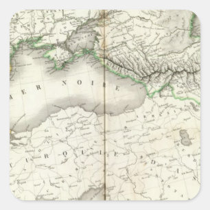 Pegatina Cuadrada Europa suroriental