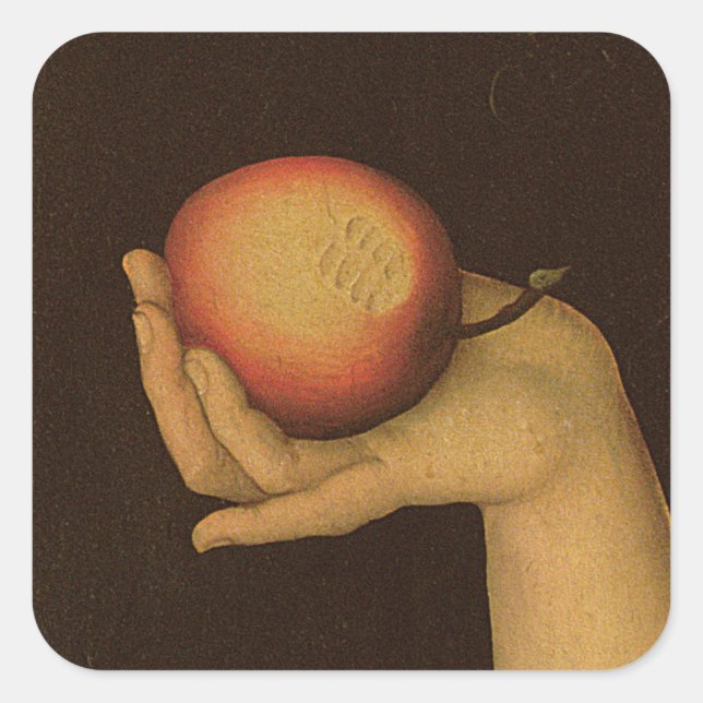 Pegatina Cuadrada Eva, 1528 (Anverso)