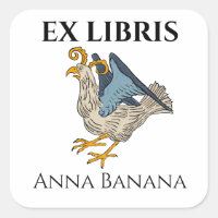 Ex libris del águila medieval