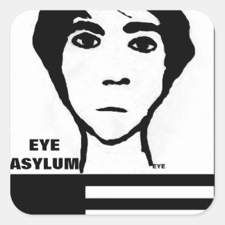 PEGATINA CUADRADA EYE ASYLUM
