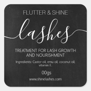 Pegatina Cuadrada Eyelash Eyelash Eyebrow Thickener