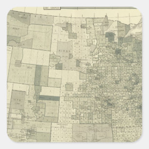 Pegatina Cuadrada Fabrica