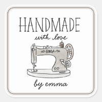 Fabricado a mano con la máquina de coser Love Vint