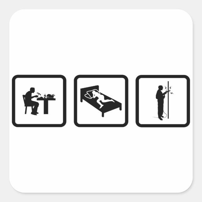 Pegatina Cuadrada Fabricante (Anverso)