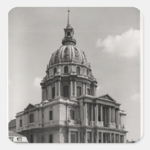 Pegatina Cuadrada Fachada de la Iglesia de San Luis