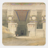 Fachada del Templo de Hathor