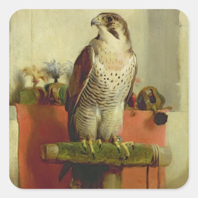 Pegatina Cuadrada Falcon, 1837 (Anverso)