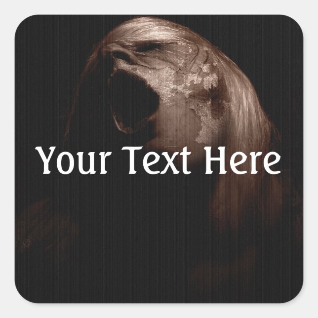 Pegatina Cuadrada Falln Break Free (Anverso)