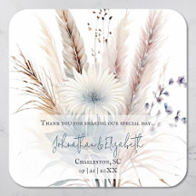 Favor de la Boda Floral de Invierno | Blanca