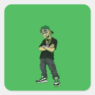 Pegatina Cuadrada Feid Ferxxo