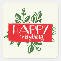 Felices todos los Pegatinas de vacaciones