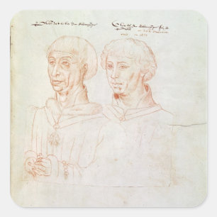 Pegatina Cuadrada Felipe III de la Buena