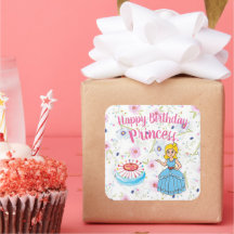 Feliz Cumpleaños Fiesta de Princesa 