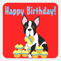 Feliz cumpleaños, Pegatinas de los pastelitos del 