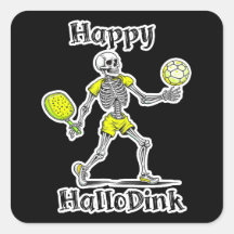 Feliz Hallodink | Halloween y Pickleball Pun