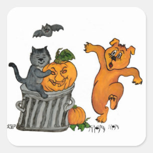 Pegatina Cuadrada ¡Feliz Halloween! 5